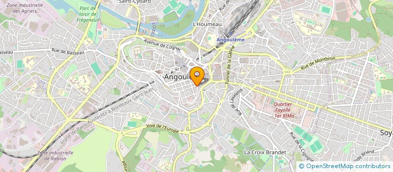 localisation de l'entreprise MONSIEUR CEDRICK AUGUSTINE à ANGOULEME