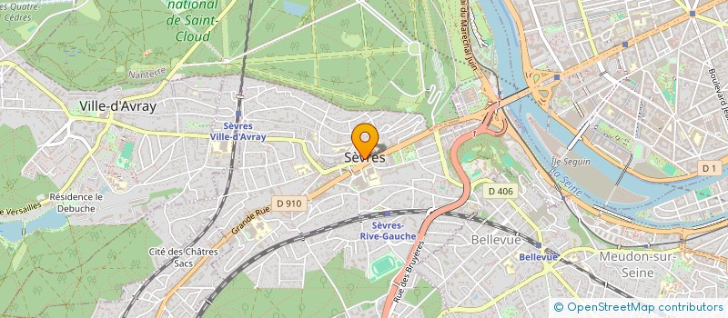 localisation de l'entreprise MONSIEUR CEDRICK BENOIT à SEVRES