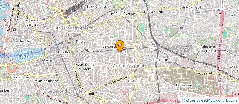 localisation de l'entreprise MONSIEUR CEDRICK BORDELAI à MARSEILLE