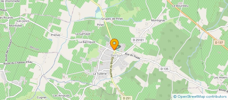 localisation de l'entreprise MONSIEUR CEDRICK BOULAN  BERSON