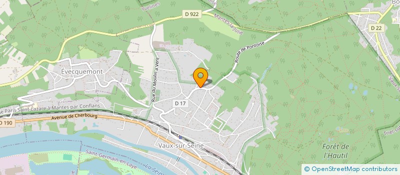 localisation de l'entreprise MONSIEUR CEDRICK CHARLET  VAUX-SUR-SEINE