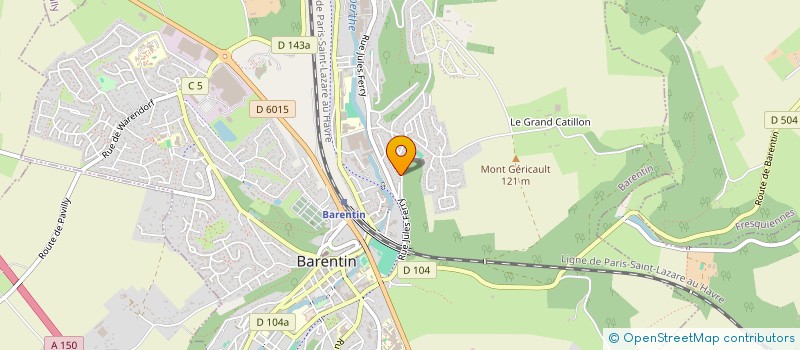 localisation de l'entreprise MONSIEUR CEDRICK EUDIER à BARENTIN
