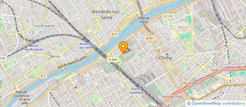 localisation de l'entreprise MONSIEUR CEDRICK KETI MUSUMBU à CLICHY