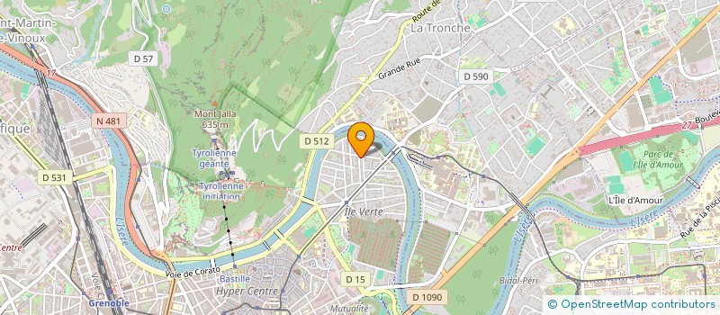 localisation de l'entreprise MONSIEUR CEDRICK KEUMALEU NGANDOP à GRENOBLE