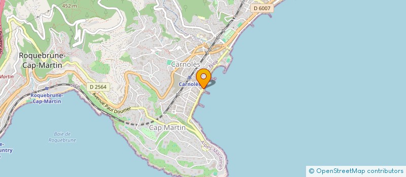 localisation de l'entreprise MONSIEUR CEDRICK LANARI à ROQUEBRUNE-CAP-MARTIN