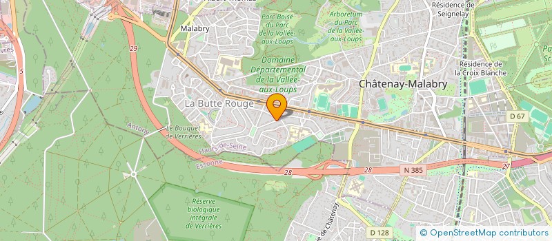 localisation de l'entreprise MONSIEUR CEDRICK LEGER  CHATENAY-MALABRY