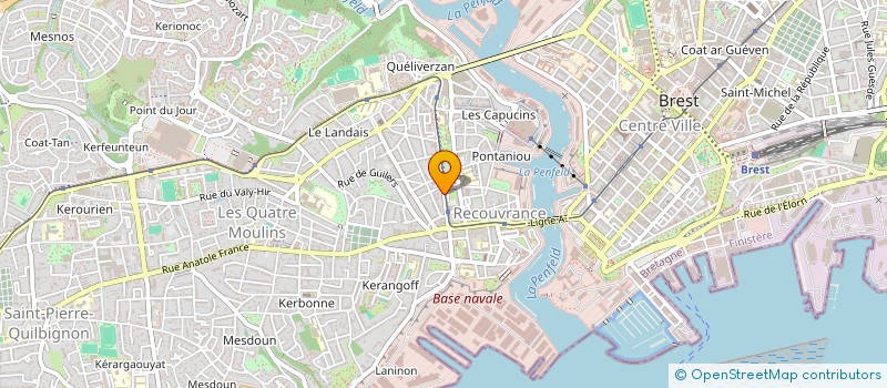 localisation de l'entreprise MONSIEUR CEDRICK LOBE à BREST