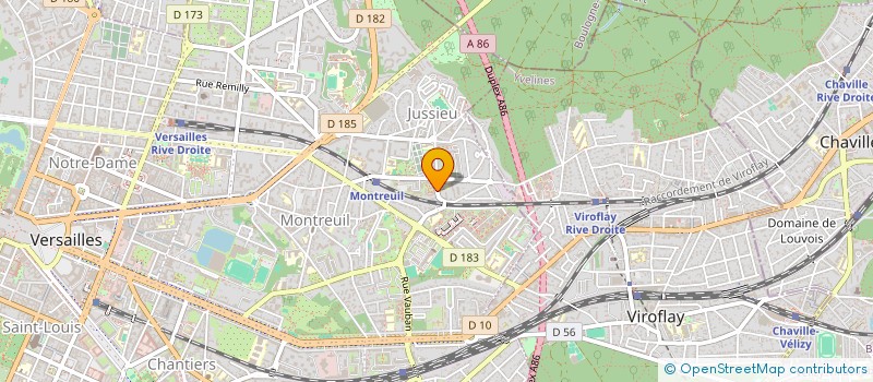localisation de l'entreprise MONSIEUR CEDRICK LOHOU à VERSAILLES
