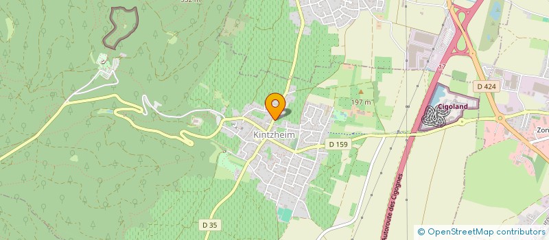 localisation de l'entreprise MONSIEUR CEDRICK LOMBARDO  KINTZHEIM