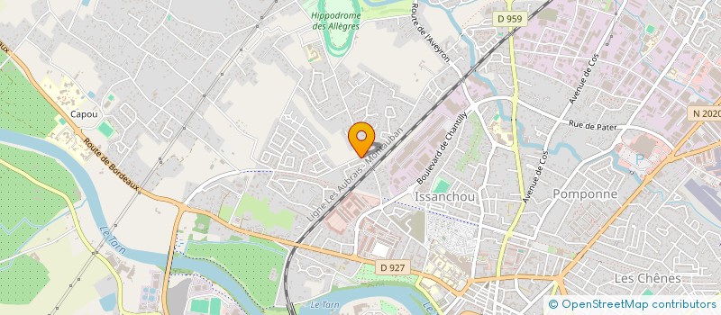 localisation de l'entreprise MONSIEUR CEDRICK MICHEL  MONTAUBAN