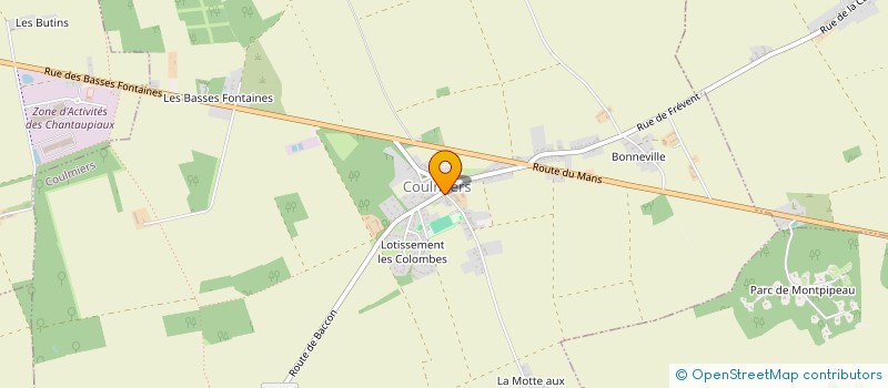 localisation de l'entreprise MONSIEUR CEDRICK NOURY à COULMIERS