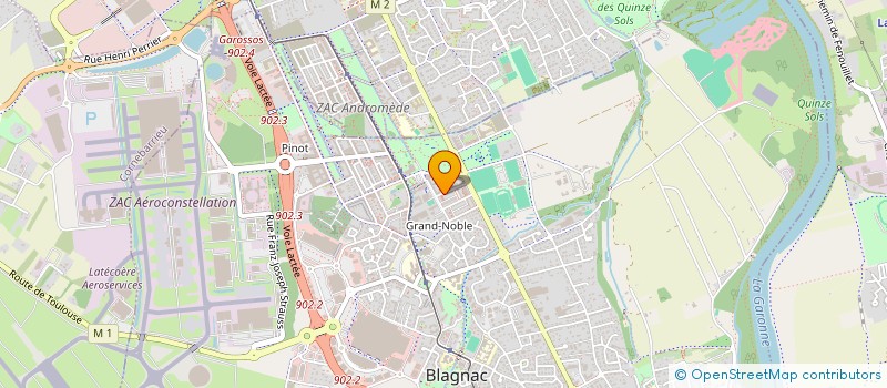 localisation de l'entreprise MONSIEUR CEDRICK PARLANGE-MORAS à BLAGNAC