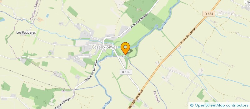 localisation de l'entreprise MONSIEUR CEDRICK VEAUX  CAZAUX-SAVES