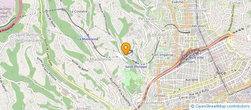 localisation de l'entreprise MONSIEUR CEDRIK CRESPO à NICE