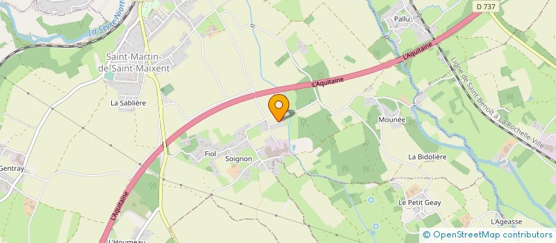 localisation de l'entreprise MONSIEUR CEDRIK DUPUIS  SAINT-MARTIN-DE-SAINT-MAIXENT