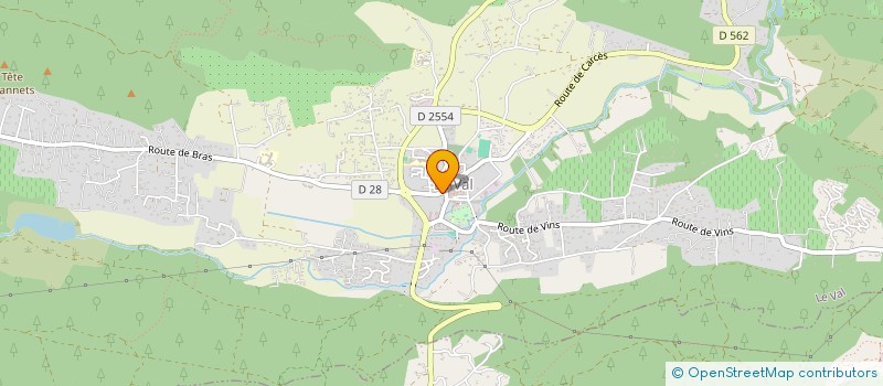 localisation de l'entreprise MONSIEUR CEDRIK HACINI  LE VAL