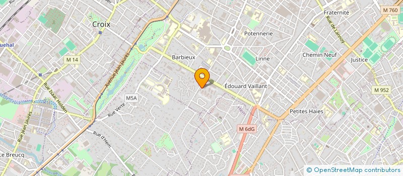 localisation de l'entreprise MONSIEUR CEDRIK KOWALEWICZ  ROUBAIX