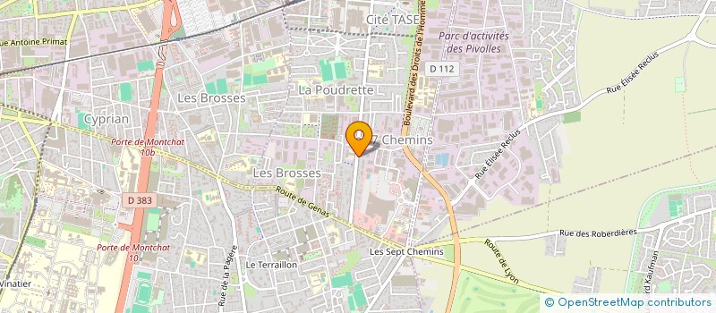 localisation de l'entreprise MONSIEUR CEDRIK LEGRAND  SAINT-BONNET-DE-MURE