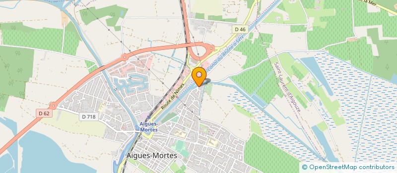 localisation de l'entreprise MONSIEUR CEDRIL COUTELAN  LE GRAU-DU-ROI