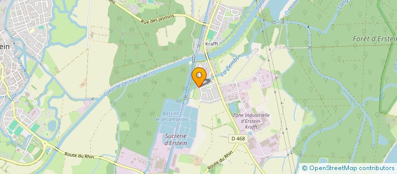 localisation de l'entreprise MONSIEUR CEDRIN MOUNZIEGOU  ERSTEIN