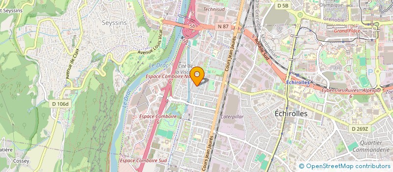 localisation de l'entreprise MONSIEUR CEDRYC TARDY  ECHIROLLES