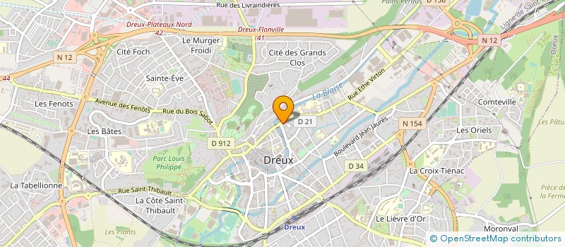 localisation de l'entreprise MONSIEUR CELAL EMRE à DREUX