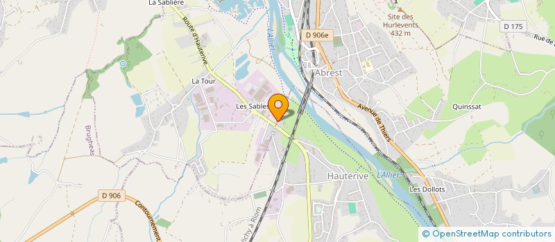 localisation de l'entreprise MONSIEUR CELAL GUNES  HAUTERIVE