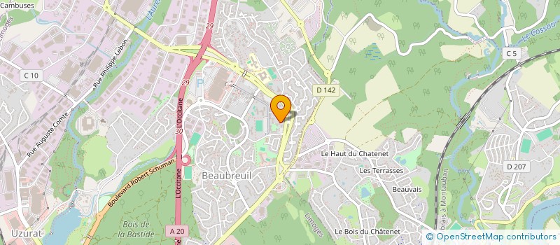 localisation de l'entreprise MONSIEUR CELAL TURP à LIMOGES