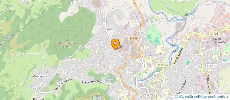 localisation de l'entreprise MONSIEUR CELALETTIN OZYALCIN  BOULIEU-LES-ANNONAY