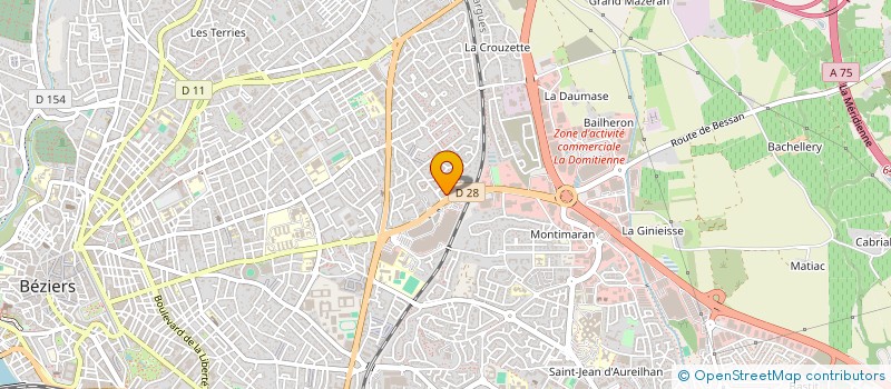 localisation de l'entreprise MONSIEUR CELEBI DEMIR à BEZIERS