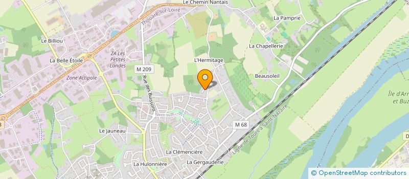 localisation de l'entreprise MONSIEUR CELESTE KOLOUSSA à THOUARE-SUR-LOIRE
