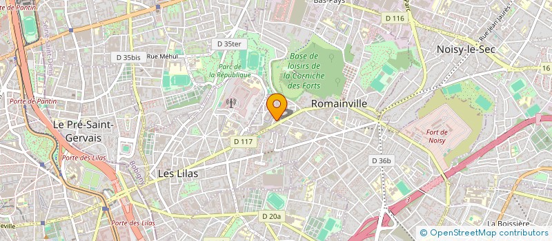 localisation de l'entreprise MONSIEUR CELESTE PIGEAU à ROMAINVILLE