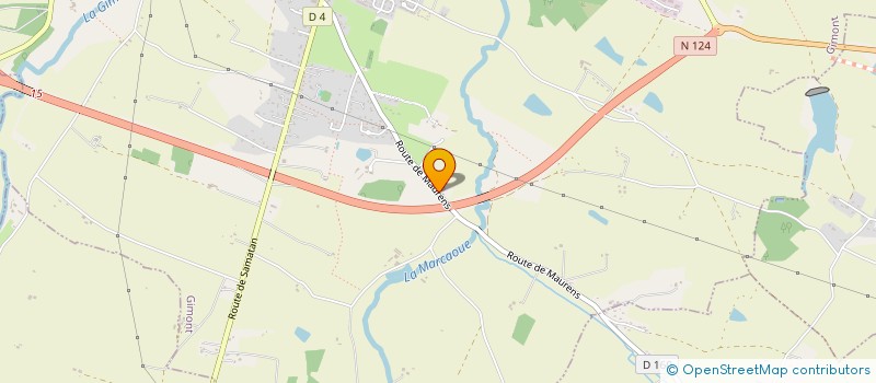 localisation de l'entreprise MONSIEUR CELESTE SERAFIN  MONTIRON