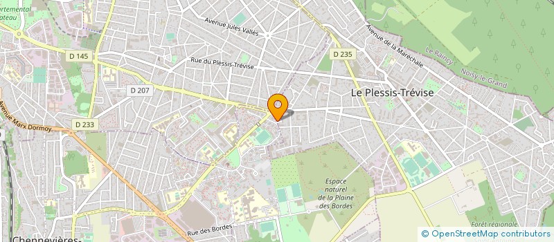 localisation de l'entreprise MONSIEUR CELESTIN AHO  LE PLESSIS-TREVISE