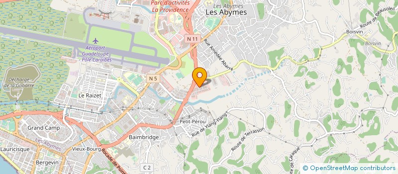 localisation de l'entreprise MONSIEUR CELESTIN ALEXIA à LES ABYMES