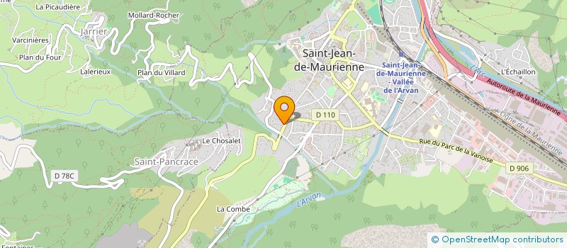 localisation de l'entreprise MONSIEUR CELESTIN BELOT à SAINT-JEAN-DE-MAURIENNE