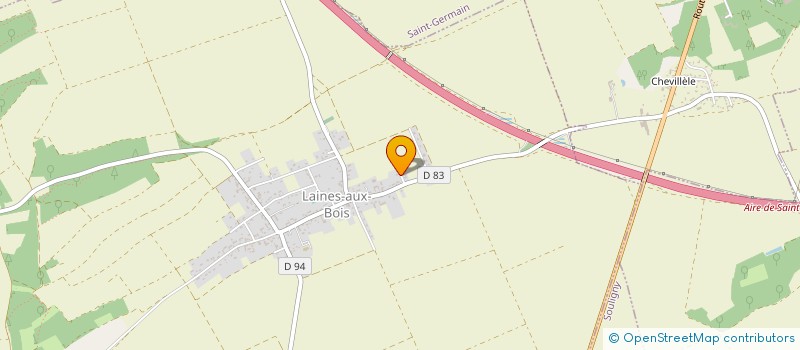 localisation de l'entreprise MONSIEUR CELESTIN BERTHIER  LAINES-AUX-BOIS