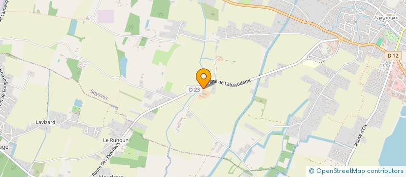 localisation de l'entreprise MONSIEUR CELESTIN BORDESE  SEYSSES