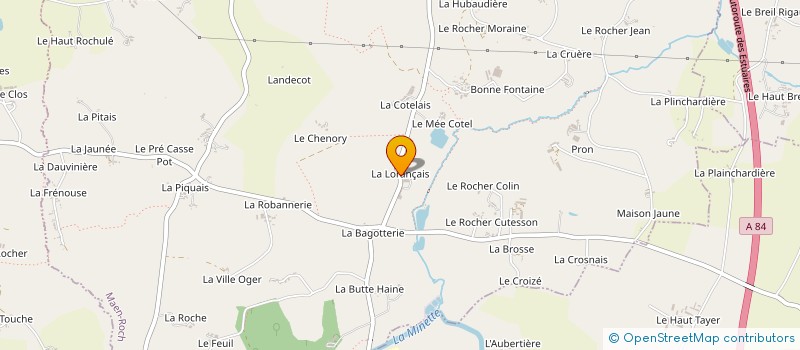 localisation de l'entreprise MONSIEUR CELESTIN BOUTEILLER  MAEN ROCH