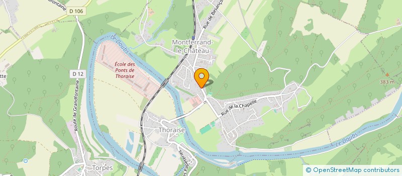 localisation de l'entreprise MONSIEUR CELESTIN COUTANT  MONTFERRAND-LE-CHATEAU