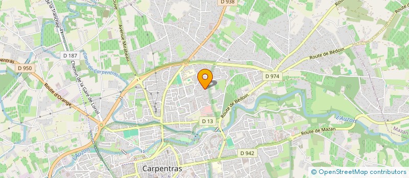 localisation de l'entreprise MONSIEUR CELESTIN DE JESUS à CARPENTRAS