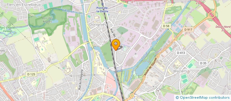 localisation de l'entreprise MONSIEUR CELESTIN HUTANU  DOUAI