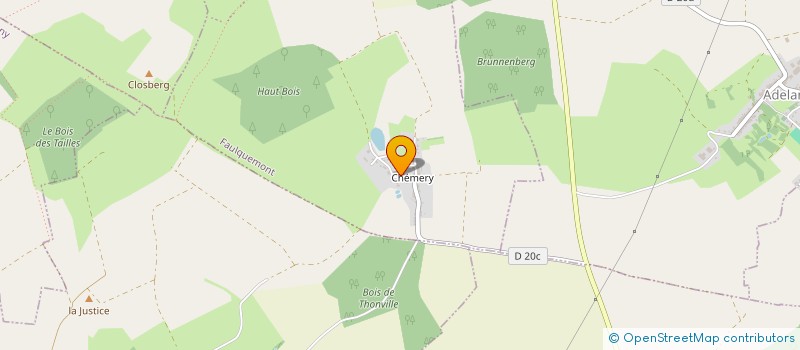 localisation de l'entreprise MONSIEUR CELESTIN JAKUBIAK  FAULQUEMONT