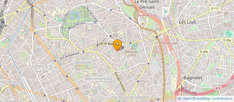 localisation de l'entreprise MONSIEUR CELESTIN KRIER  PARIS