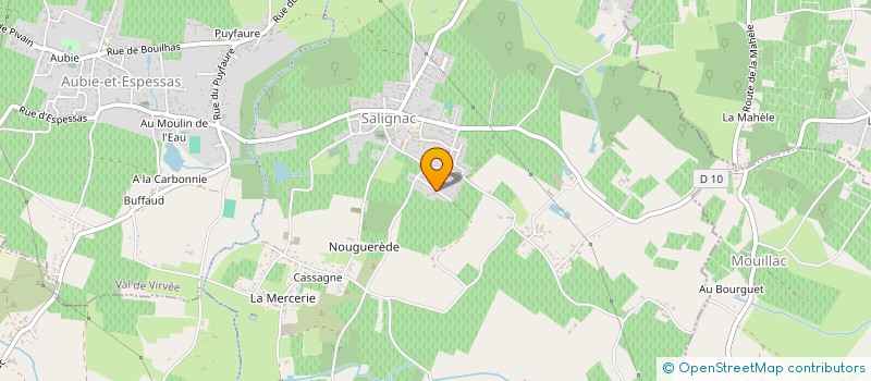 localisation de l'entreprise MONSIEUR CELESTIN LANGLAMET  VAL DE VIRVEE