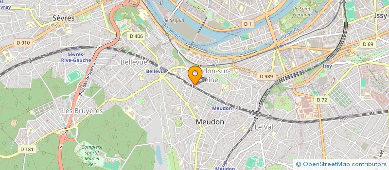 localisation de l'entreprise MONSIEUR CELESTIN LECAT  MEUDON