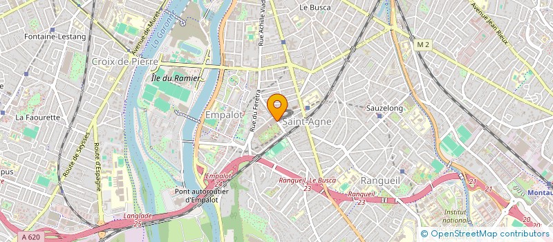 localisation de l'entreprise MONSIEUR CELESTIN LUSAMBO  TOULOUSE