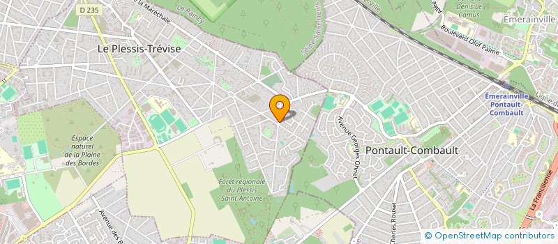 localisation de l'entreprise MONSIEUR CELESTIN MOUYABI à LE PLESSIS-TREVISE
