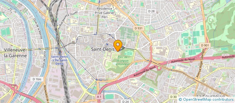 localisation de l'entreprise MONSIEUR CELESTIN NOUBEMONA à SAINT-DENIS
