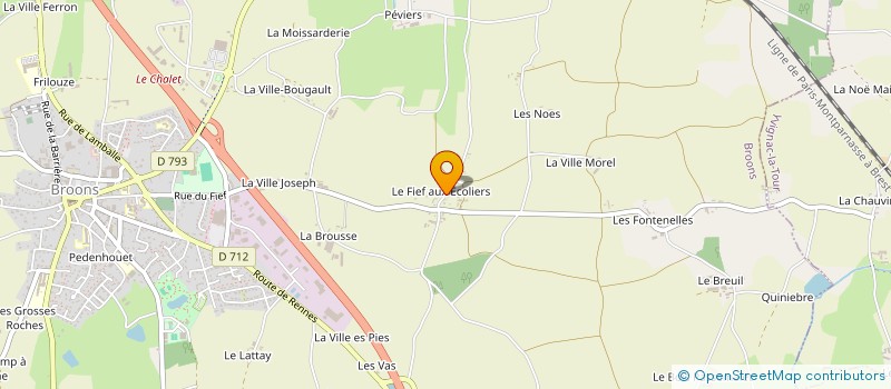 localisation de l'entreprise MONSIEUR CELESTIN RAUCARE à BROONS
